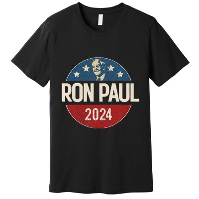 Ron Paul 2024 Libertarian Political Gift Premium T-Shirt