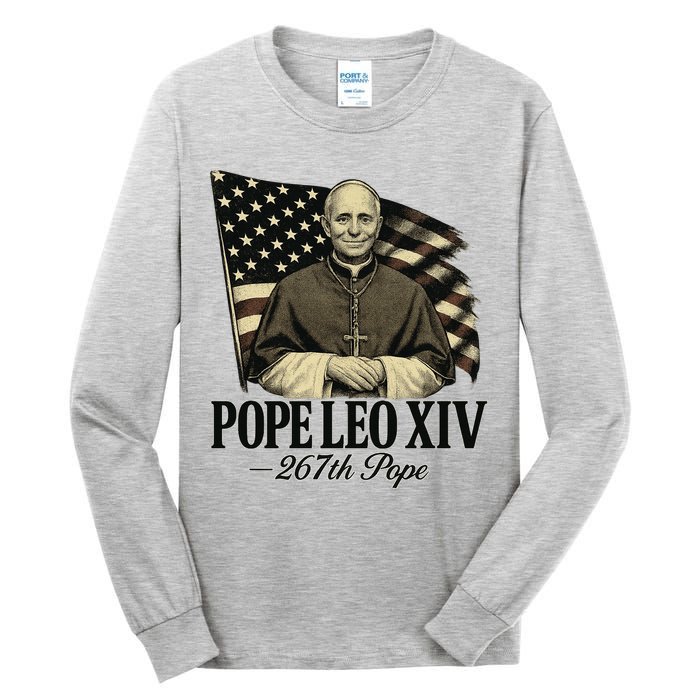 Robert Prevost 267th Pope Leo XIV Tall Long Sleeve T-Shirt