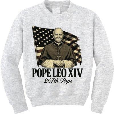 Robert Prevost 267th Pope Leo XIV Kids Sweatshirt