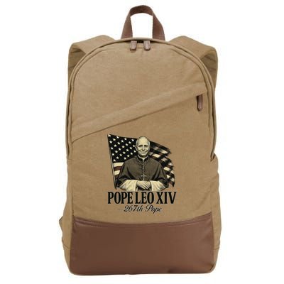 Robert Prevost 267th Pope Leo XIV Cotton Canvas Backpack