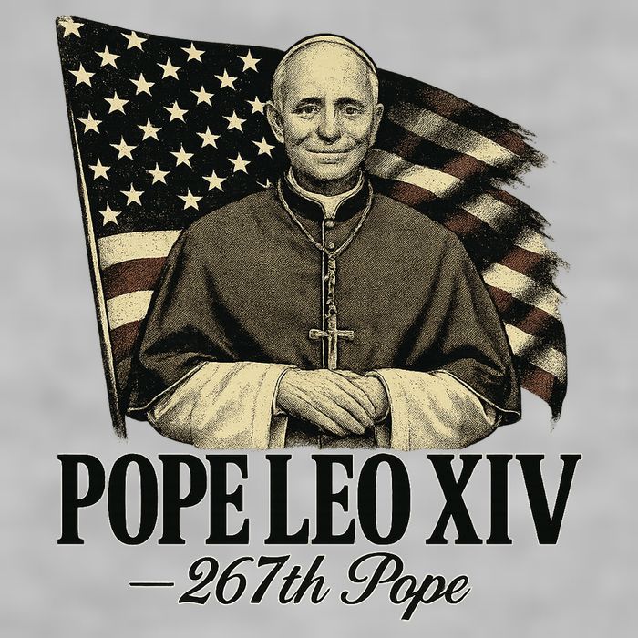 Robert Prevost 267th Pope Leo XIV Ladies PosiCharge Tri-Blend Wicking Tank