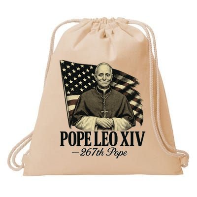 Robert Prevost 267th Pope Leo XIV Drawstring Bag