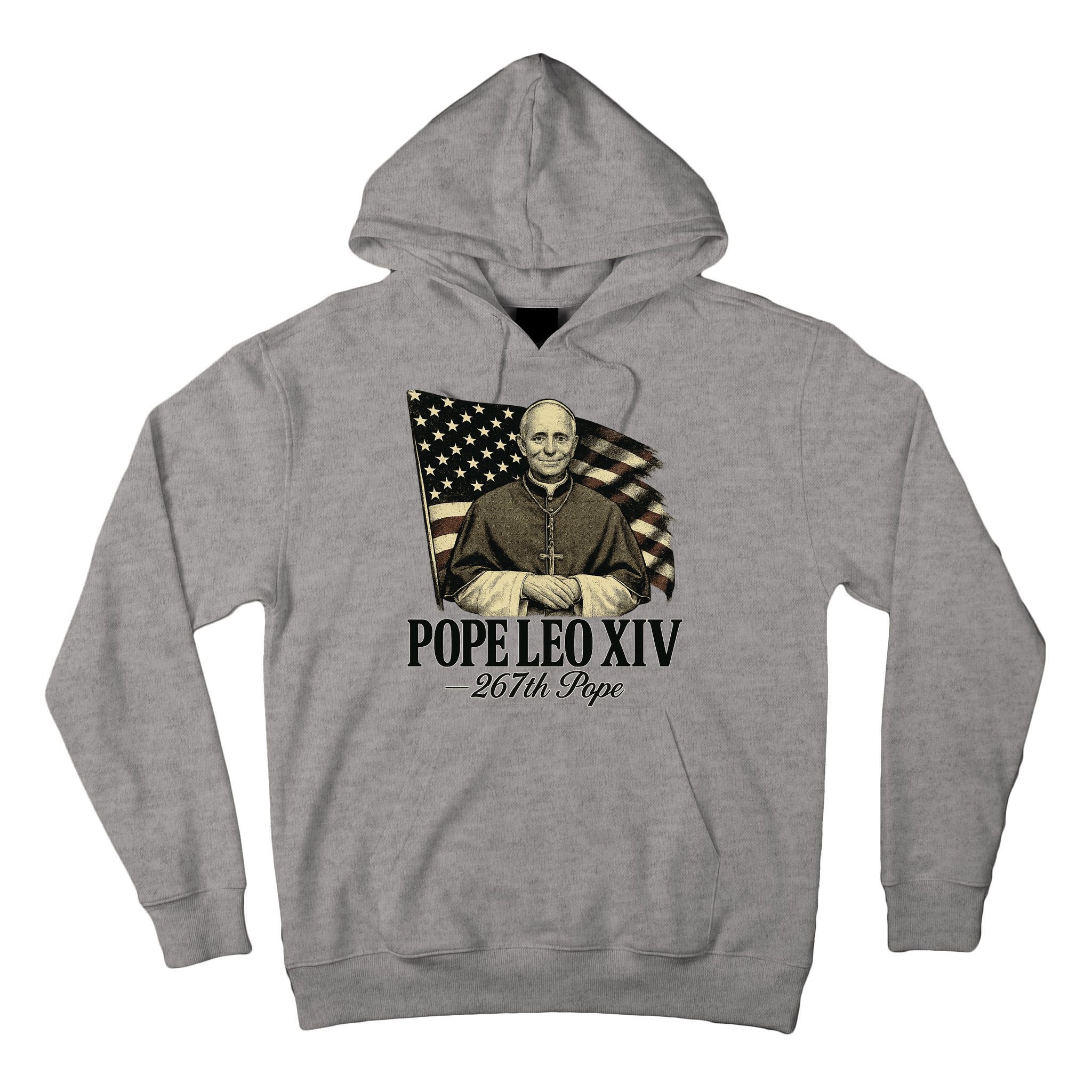 Robert Prevost 267th Pope Leo XIV Tall Hoodie
