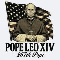 Robert Prevost 267th Pope Leo XIV Sueded Cloud Jersey T-Shirt