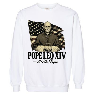 Robert Prevost 267th Pope Leo XIV Garment-Dyed Sweatshirt