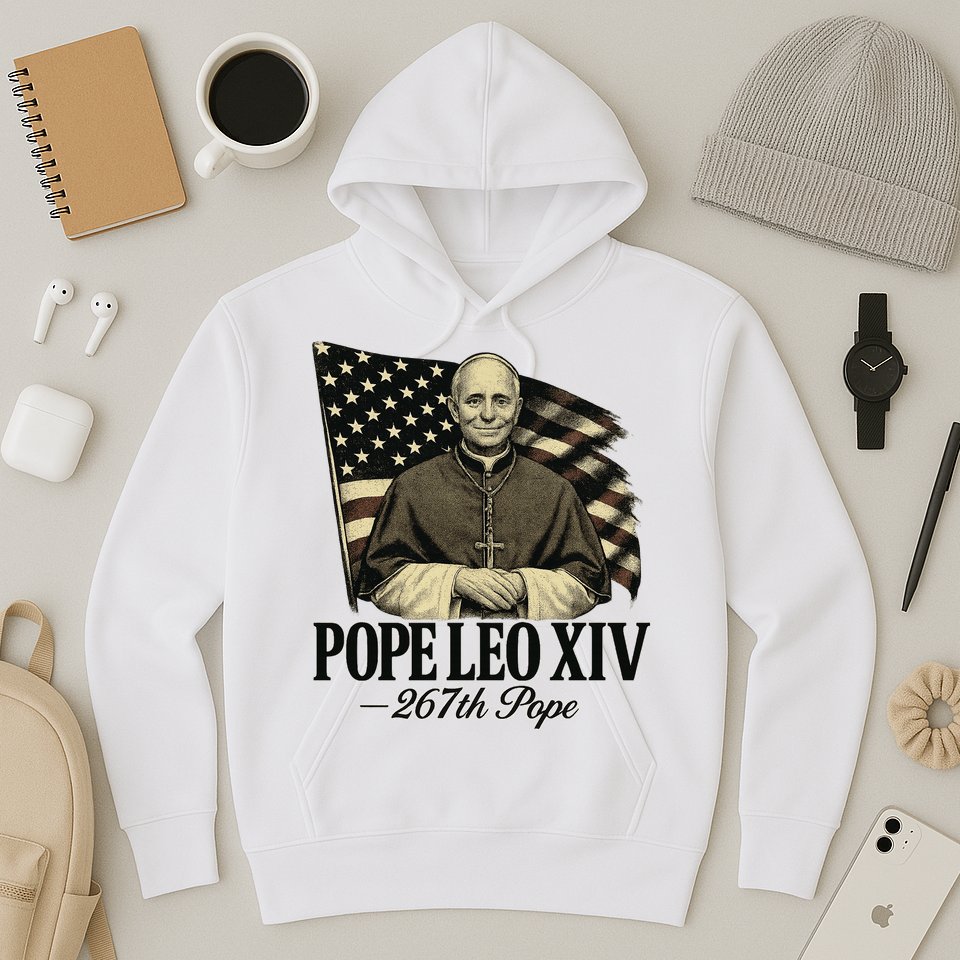 Robert Prevost 267th Pope Leo XIV Hoodie
