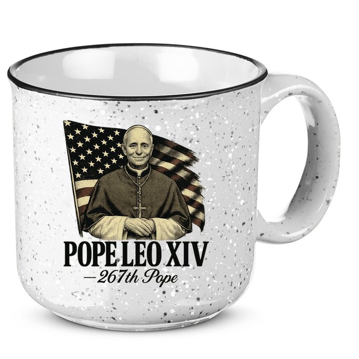 Robert Prevost 267th Pope Leo XIV 15oz Campfire Ceramic Mug