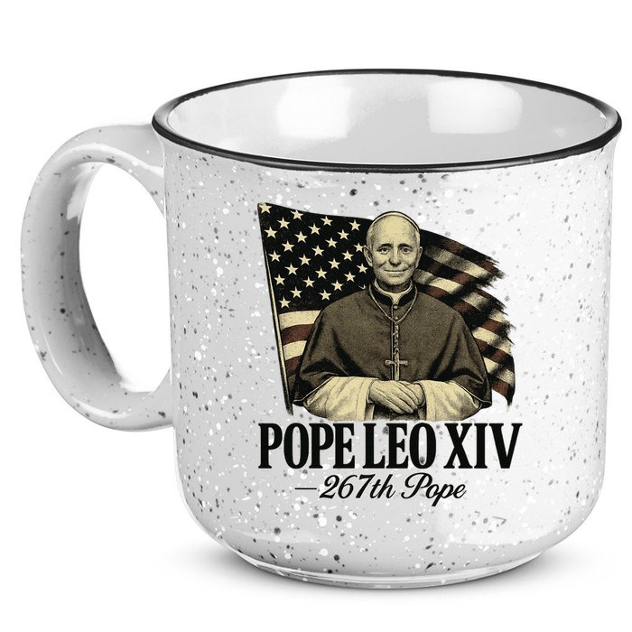 Robert Prevost 267th Pope Leo XIV 15oz Campfire Ceramic Mug