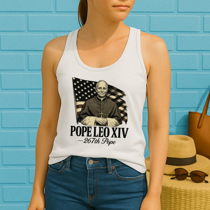 Robert Prevost 267th Pope Leo XIV Womens Tank Top