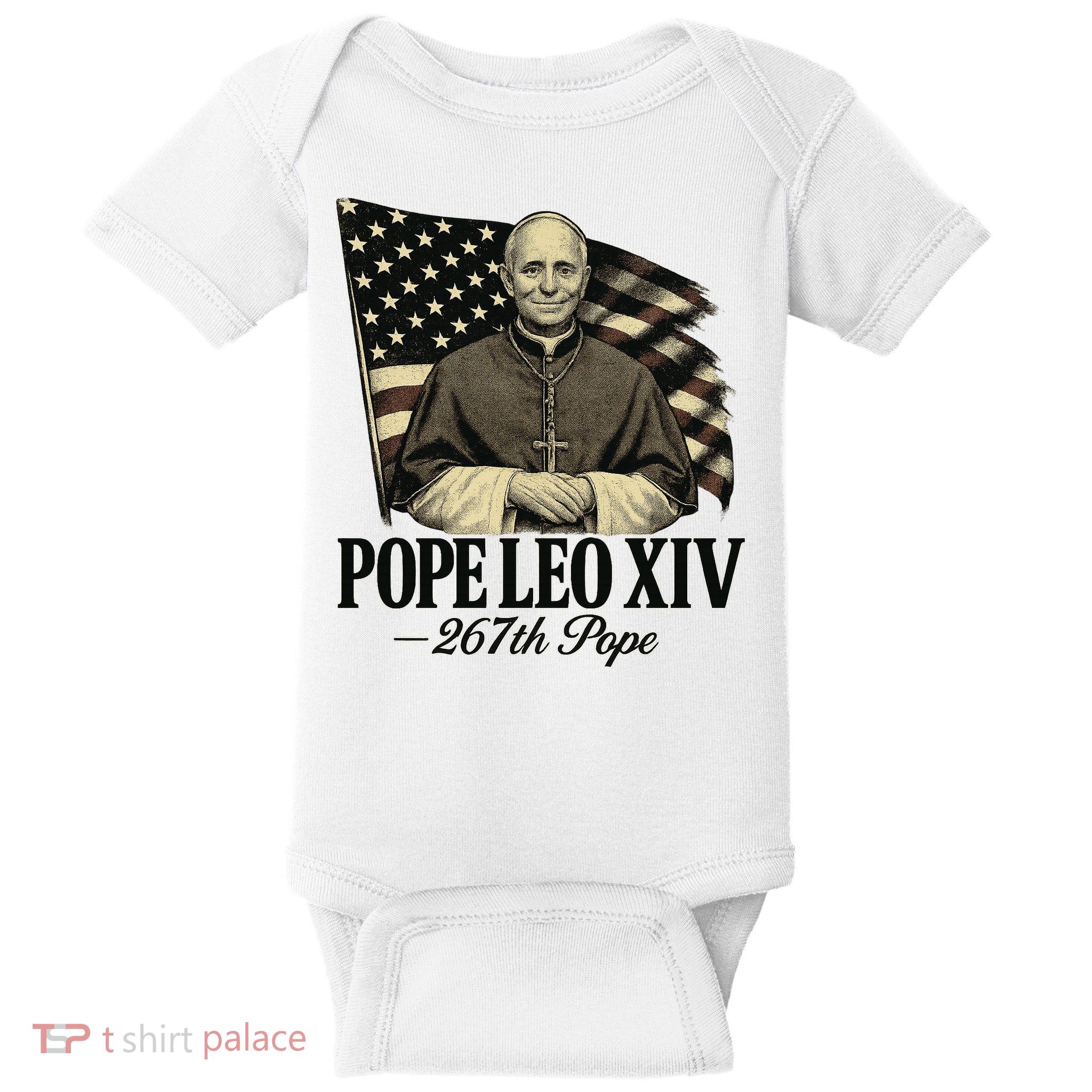 Robert Prevost 267th Pope Leo XIV Baby Bodysuit