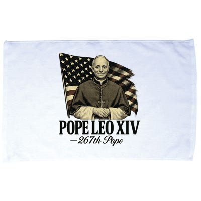 Robert Prevost 267th Pope Leo XIV Microfiber Hand Towel