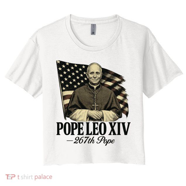 Robert Prevost 267th Pope Leo XIV Crop Top