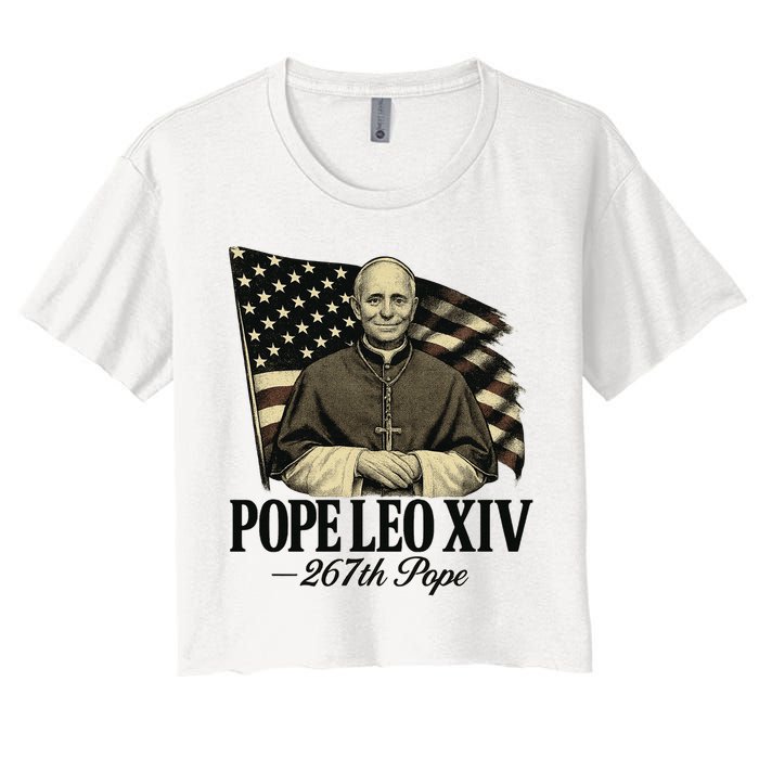 Robert Prevost 267th Pope Leo XIV Crop Top