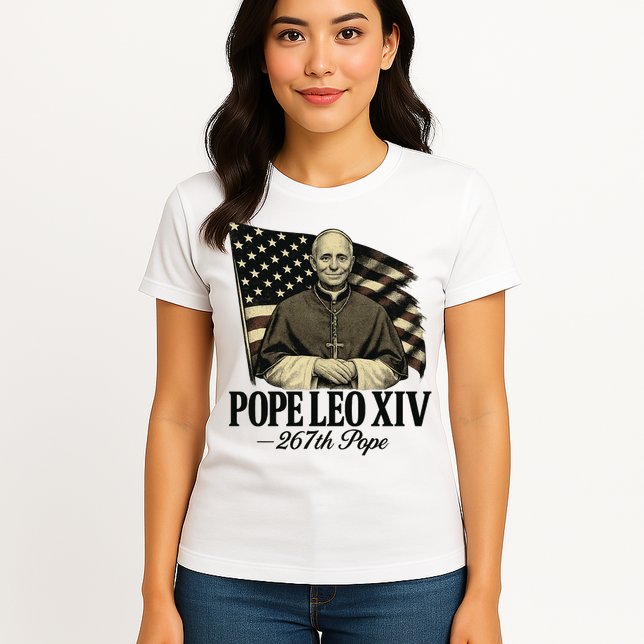 Robert Prevost 267th Pope Leo XIV Womens T-Shirt