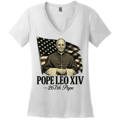 Robert Prevost 267th Pope Leo XIV Women's V-Neck T-Shirt