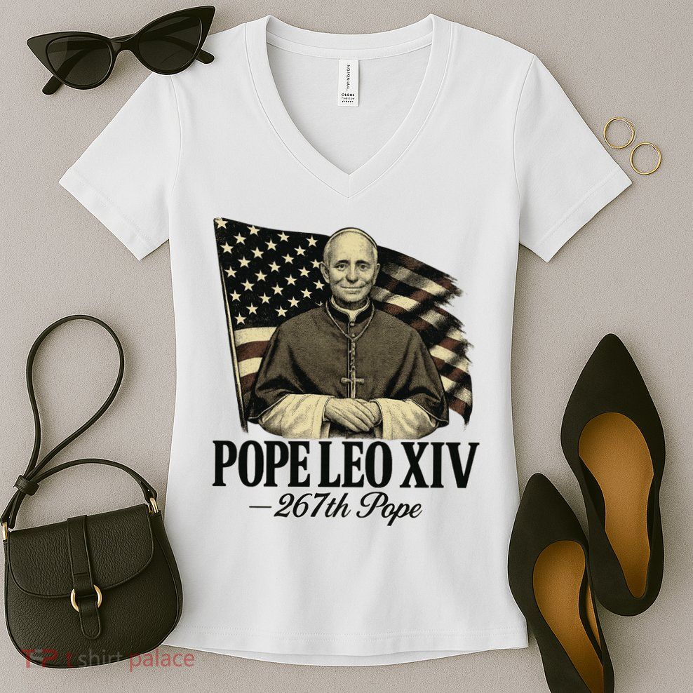 Robert Prevost 267th Pope Leo XIV Women's V-Neck T-Shirt