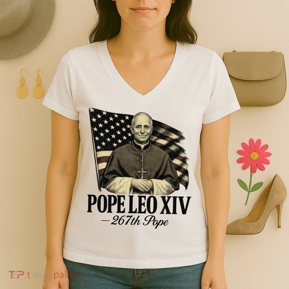 Robert Prevost 267th Pope Leo XIV Women's V-Neck T-Shirt