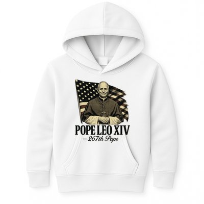Robert Prevost 267th Pope Leo XIV Kids Hoodie