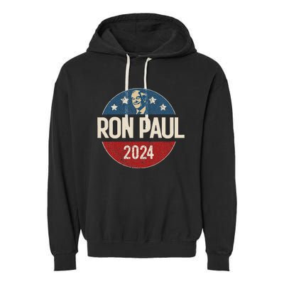 Ron Paul 2024 Libertarian Political Gift Garment-Dyed Fleece Hoodie