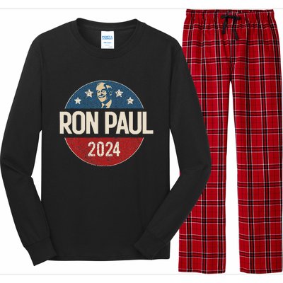 Ron Paul 2024 Libertarian Political Gift Long Sleeve Pajama Set