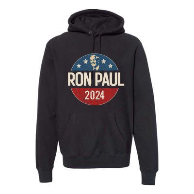 Ron Paul 2024 Libertarian Political Gift Premium Hoodie