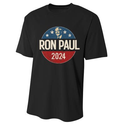 Ron Paul 2024 Libertarian Political Gift Performance Sprint T-Shirt