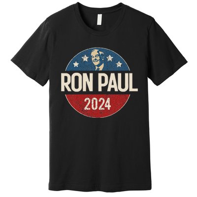 Ron Paul 2024 Libertarian Political Gift Premium T-Shirt