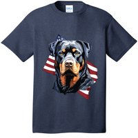 Rottweiler Patriotic 4th Of July Dog Lover American USA T-Shirt