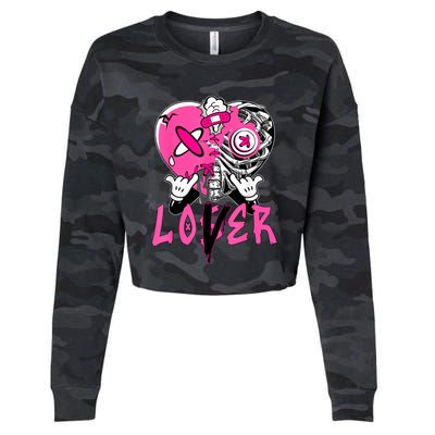 Racer Pink 5s Tee To Match Loser Lover Heart 5 Racer Blue Cropped Pullover Crew