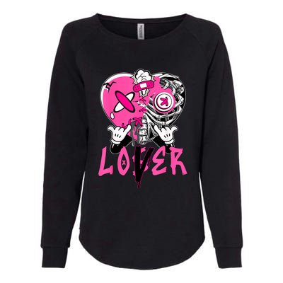 Racer Pink 5s Tee To Match Loser Lover Heart 5 Racer Blue Womens California Wash Sweatshirt