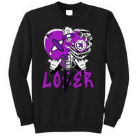 Racer Purple 5s Tee To Match Loser Lover Heart 5 Racer Blue Tall Sweatshirt