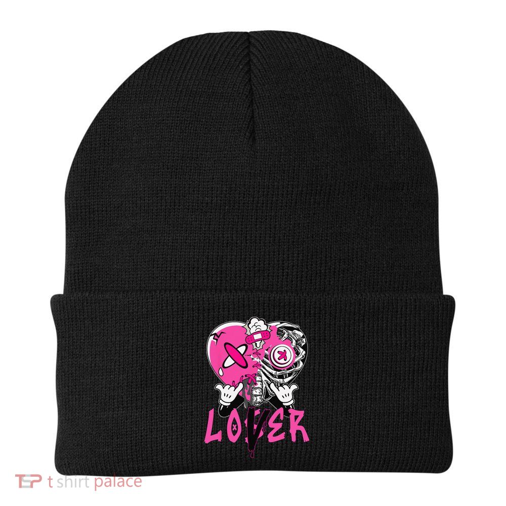 Racer Pink 5s Tee To Match Loser Lover Heart 5 Racer Blue Knit Cap Winter Beanie
