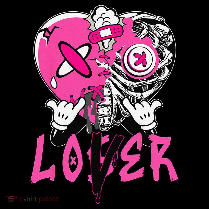 Racer Pink 5s Tee To Match Loser Lover Heart 5 Racer Blue Kids T-Shirt