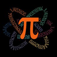 Retro Pi 5 Funny Pi Day 3.14 Atom .Png Coffee Mug