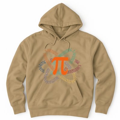 Retro Pi 5 Funny Pi Day 3.14 Atom .Png Hoodie
