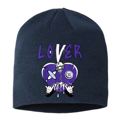 Racer Purple 5s Tee To Match Loser Lover Heart 5 Racer Purple Sustainable Beanie