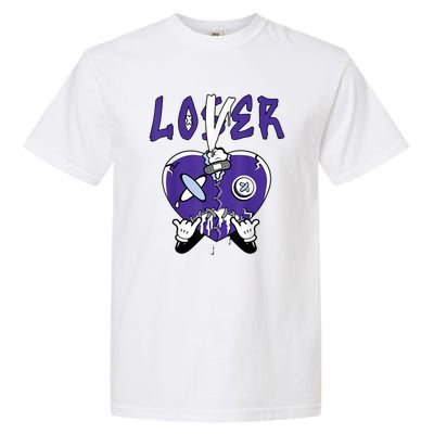 Racer Purple 5s Tee To Match Loser Lover Heart 5 Racer Purple Garment-Dyed Heavyweight T-Shirt