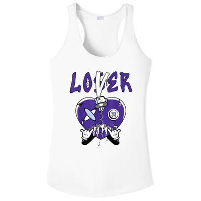 Racer Purple 5s Tee To Match Loser Lover Heart 5 Racer Purple Ladies PosiCharge Competitor Racerback Tank