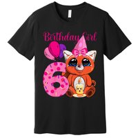 Red Panda 6th Birthday Im 6 Years Old Premium T-Shirt