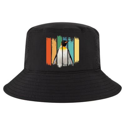 Retro Penguin Arctic Wildlife Nature Vintage Style Cool Comfort Performance Bucket Hat