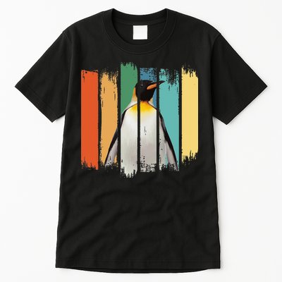 Retro Penguin Arctic Wildlife Nature Vintage Style Tall T-Shirt