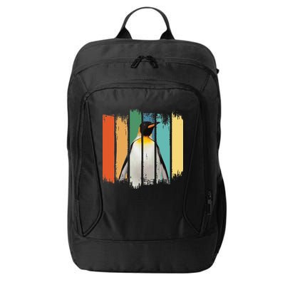 Retro Penguin Arctic Wildlife Nature Vintage Style City Backpack