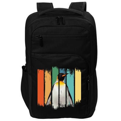 Retro Penguin Arctic Wildlife Nature Vintage Style Impact Tech Backpack