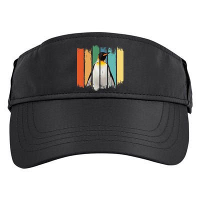 Retro Penguin Arctic Wildlife Nature Vintage Style Adult Drive Performance Visor