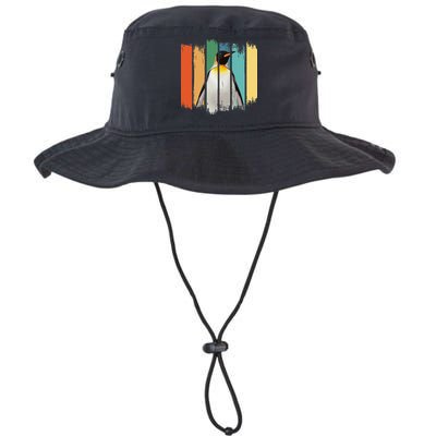 Retro Penguin Arctic Wildlife Nature Vintage Style Bucket Hat