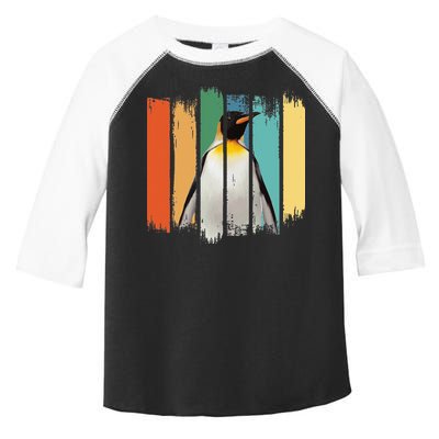 Retro Penguin Arctic Wildlife Nature Vintage Style Toddler Fine Jersey T-Shirt