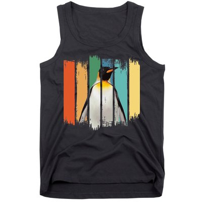 Retro Penguin Arctic Wildlife Nature Vintage Style Tank Top