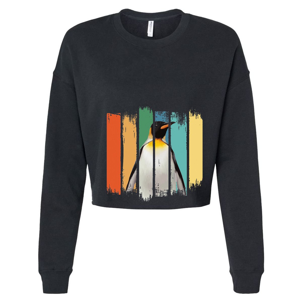 Retro Penguin Arctic Wildlife Nature Vintage Style Womens T-Shirt