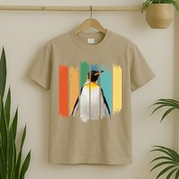 Retro Penguin Arctic Wildlife Nature Vintage Style T-Shirt