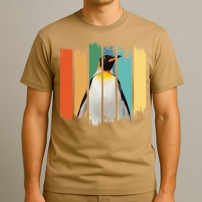 Retro Penguin Arctic Wildlife Nature Vintage Style T-Shirt